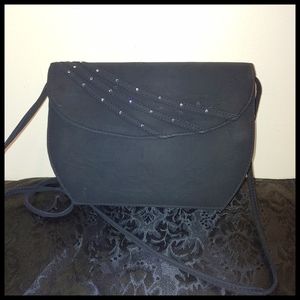 Black Roomy Evening Bag